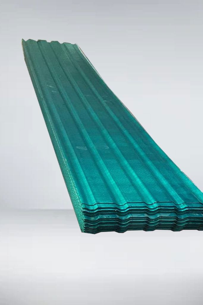 Lam acerolit verde plata canal ancho 4.5mts x 0.27mm x 0.80 mts