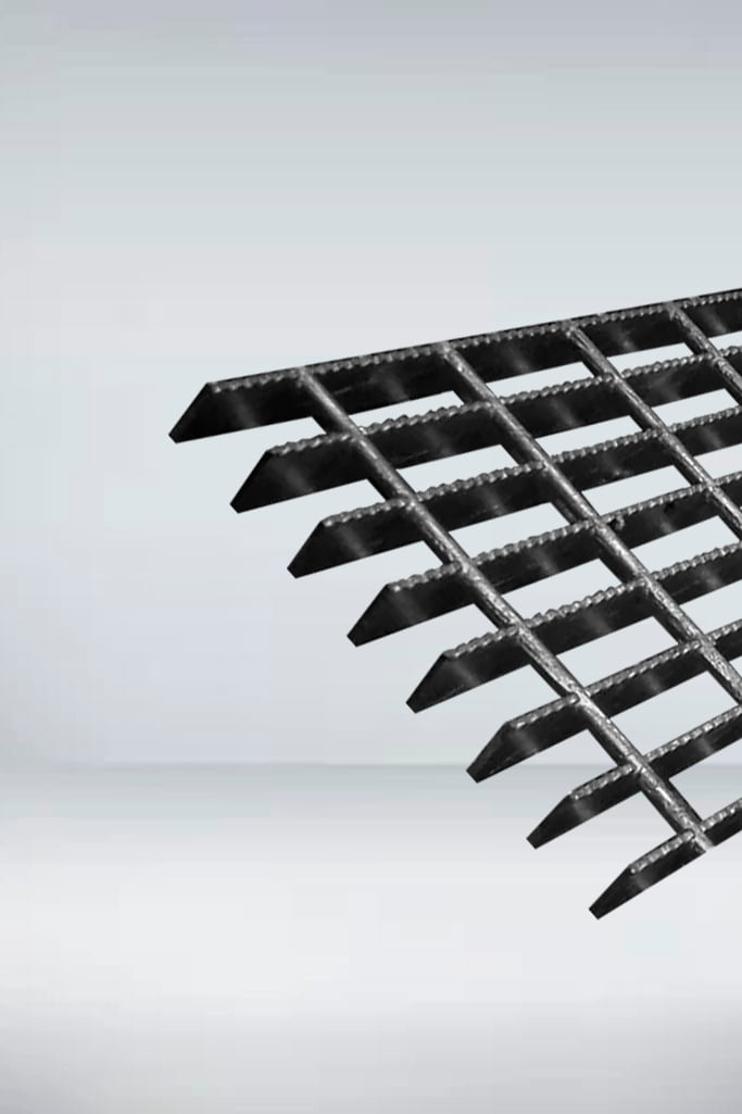 Rejilla Grating 1 x 1/8 Dentada Galvanizada Tipo G1